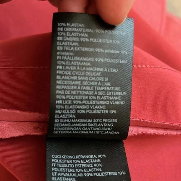 H&M NWOT Faux Suede Jacket Tie Belt Limited Edition, Size 10 - Picture 10 of 11